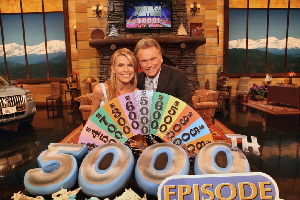 Pat Sajak and Vanna White