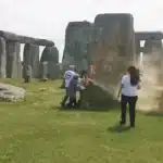 limate Alarmists Arrested for Spraying Stonehenge Orange