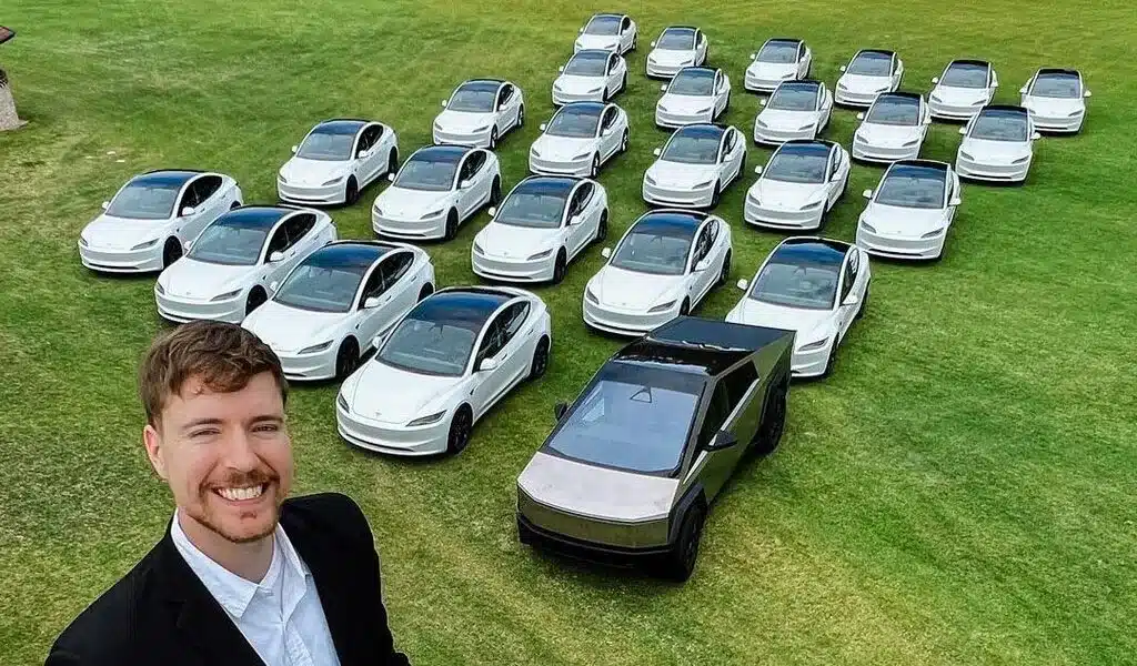 MrBeast to Gives Away 10 Tesla Cybertrucks in Latest YouTube Challenge