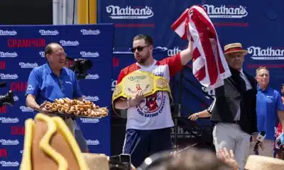 Patrick Bertoletti gobbled up 58 hot dogs