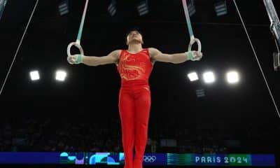 Gymnastics Rings Olympics China's Liu Yang Takes Gold