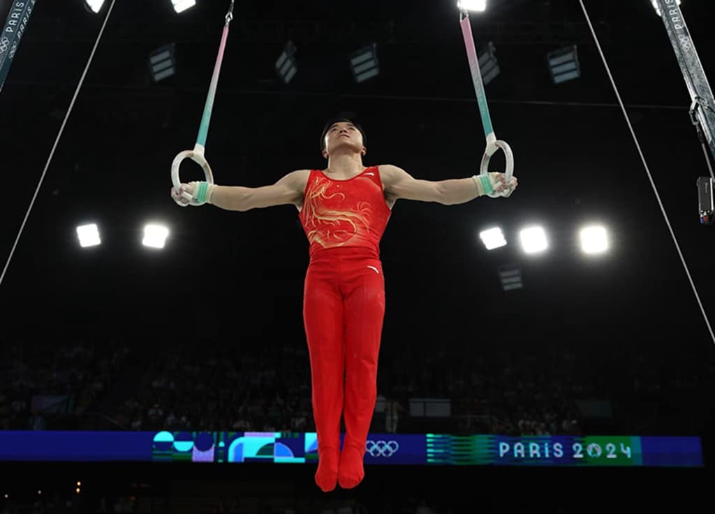 Gymnastics Rings Olympics China's Liu Yang Takes Gold