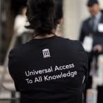 An Internet Archive staff member t-shirt - Getty Images