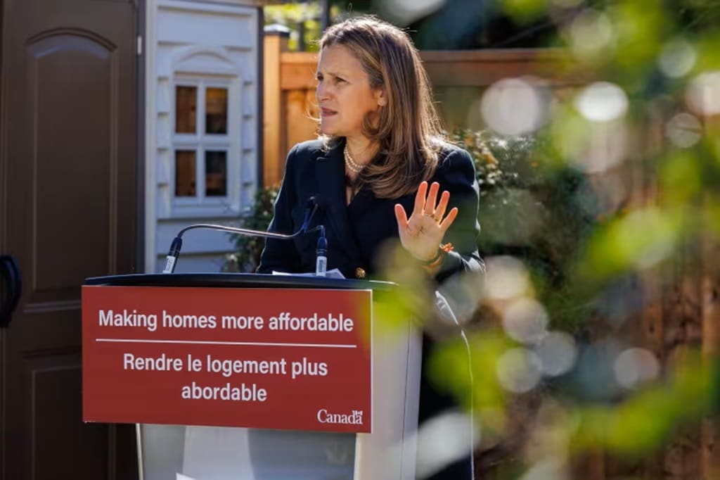 Finance Minister Chrystia Freeland