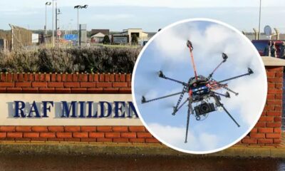 Air Force Drones Spotted Over UK Military Bases