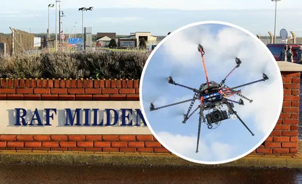 Air Force Drones Spotted Over UK Military Bases