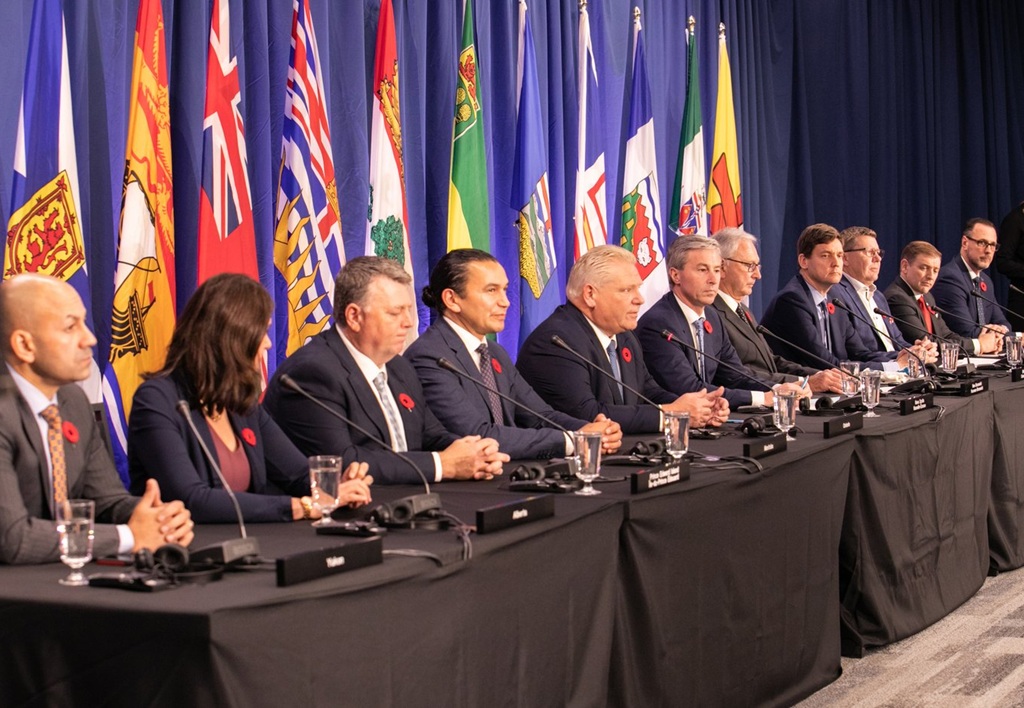 Canada's Premiers ,Trudeau ,Border Security