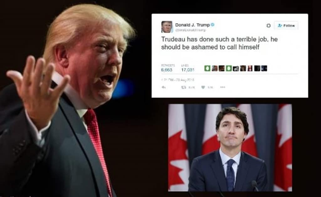 Trudeau Trump