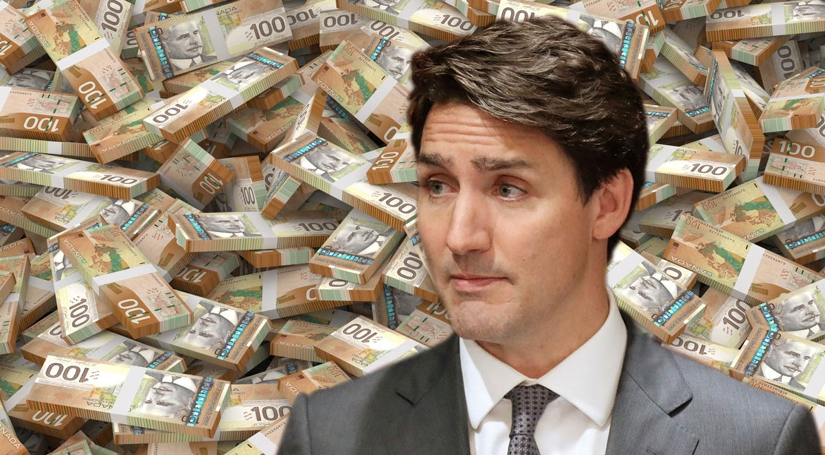 Prime Minister Justin Trudeau's government unveiled a stunning $61.9 billion year-end deficit