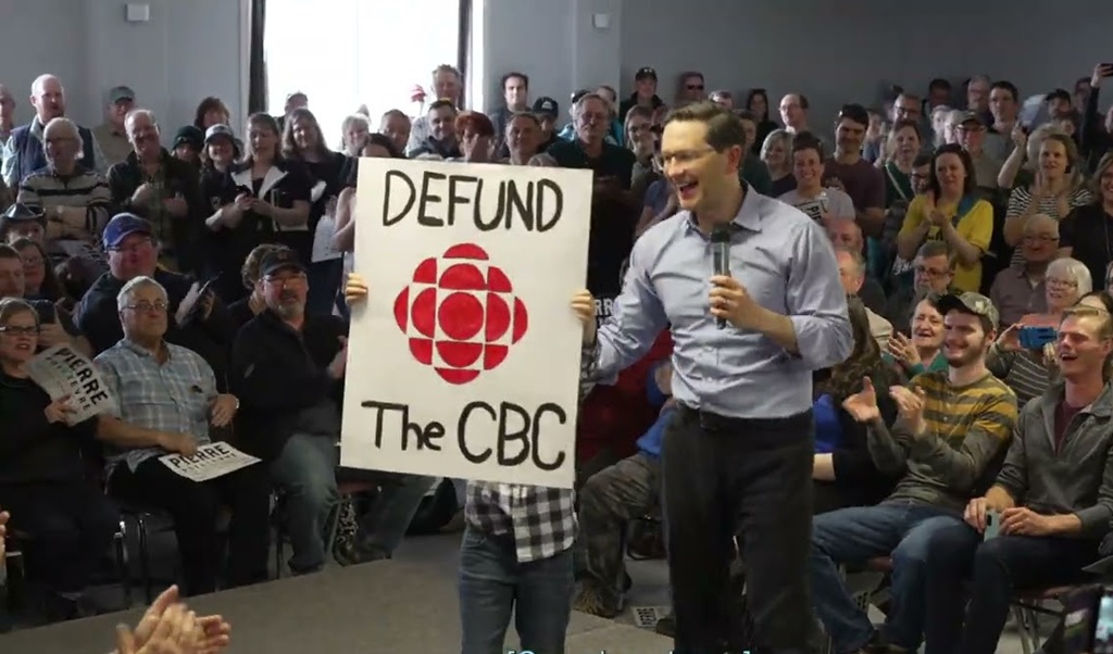 Pierre Poilievre defund CBC News