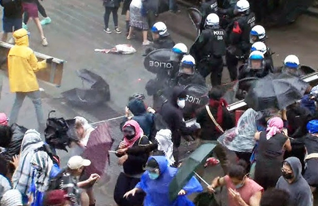 Protests Montreal canada