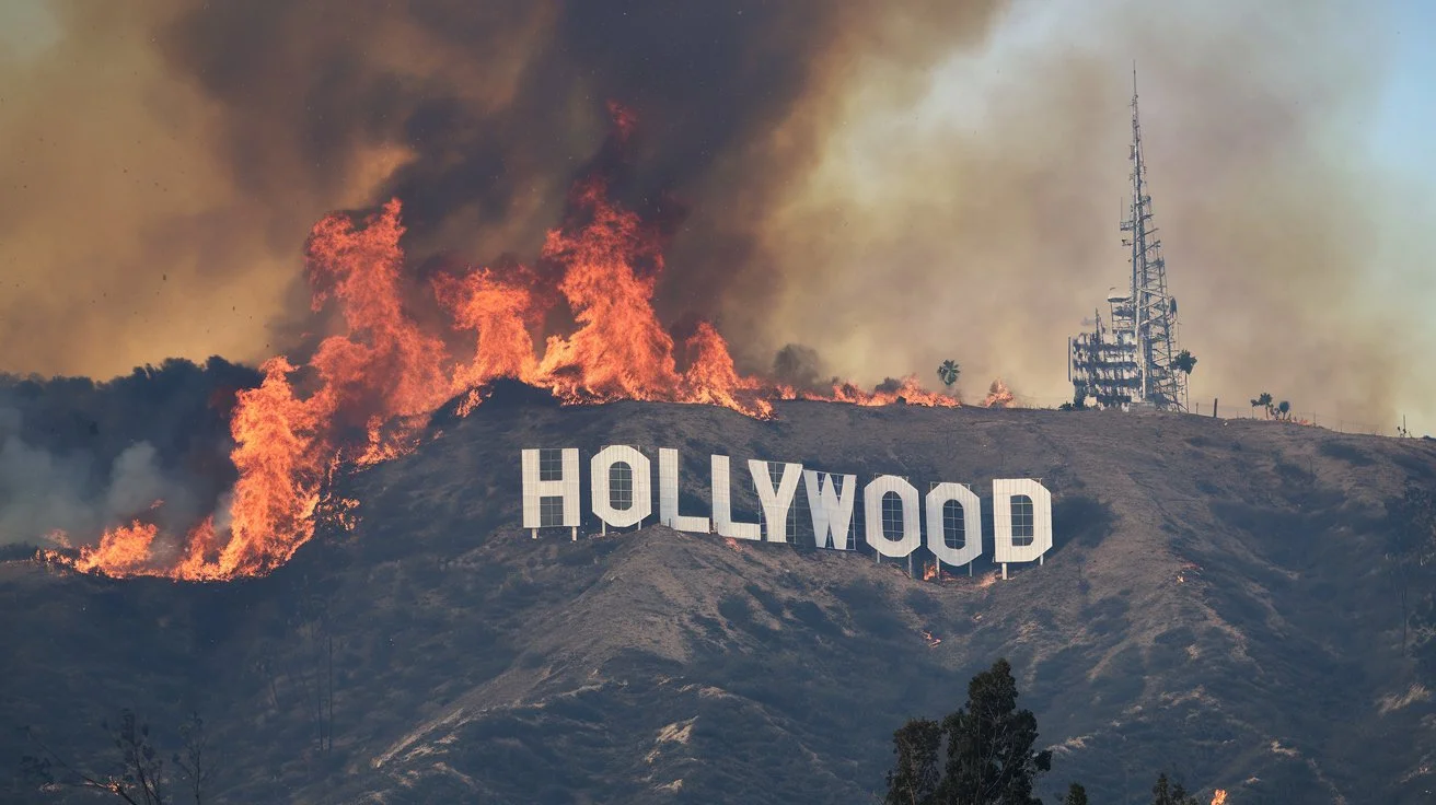 Hollywood Hills Fire