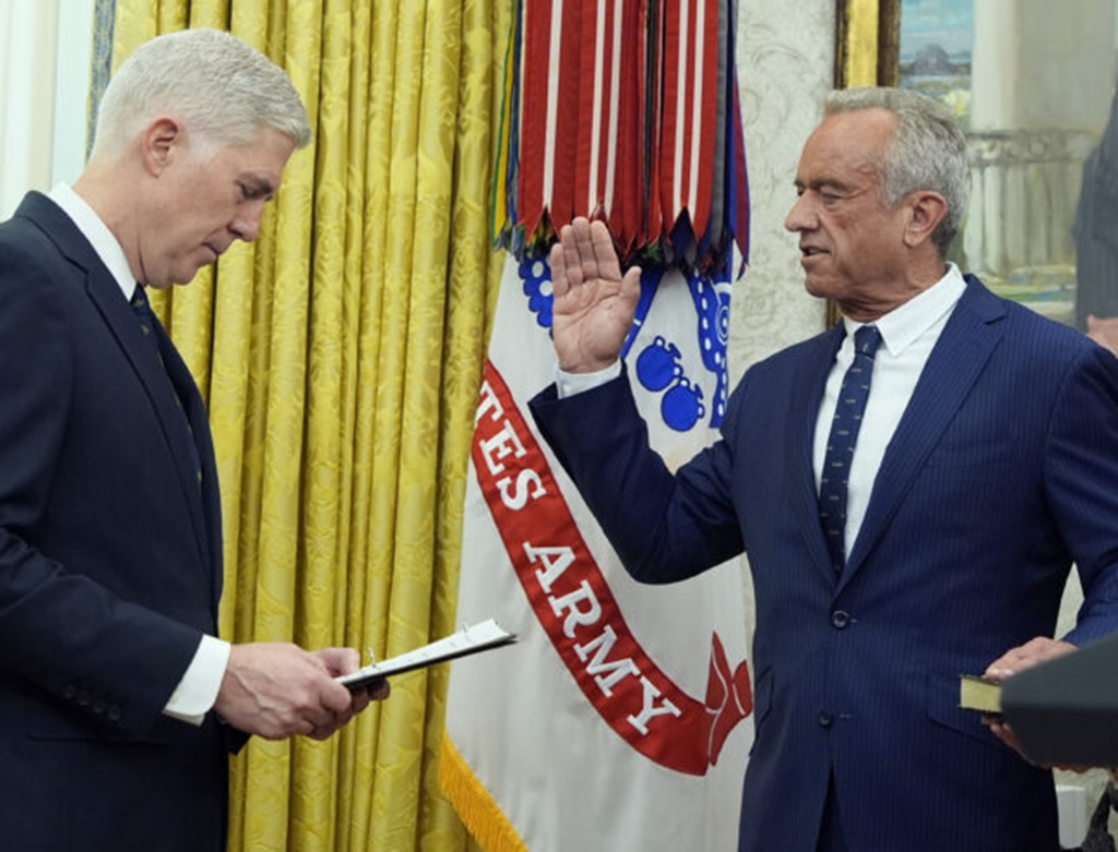 Robert F Kennedy Jr Takes Oath