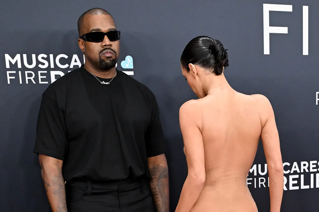 Kanye West and Bianca Censori