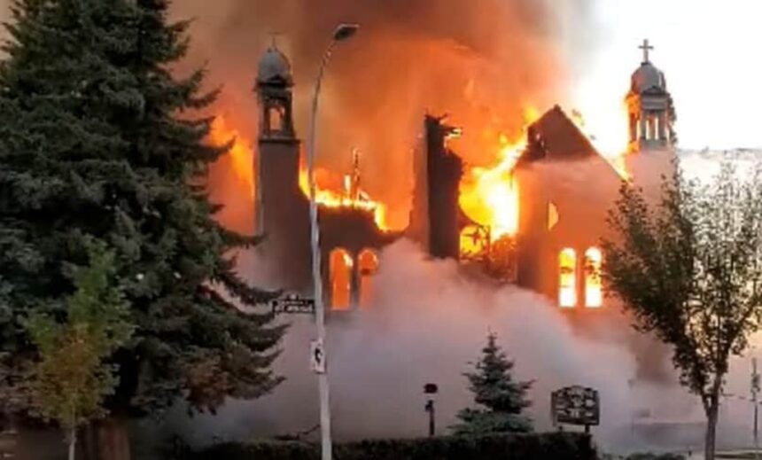 Church Burinings In Canada