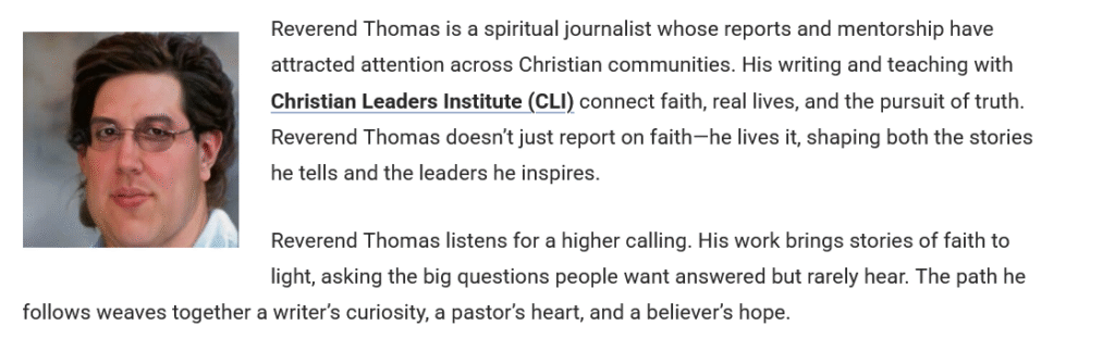 Reverend Thomas